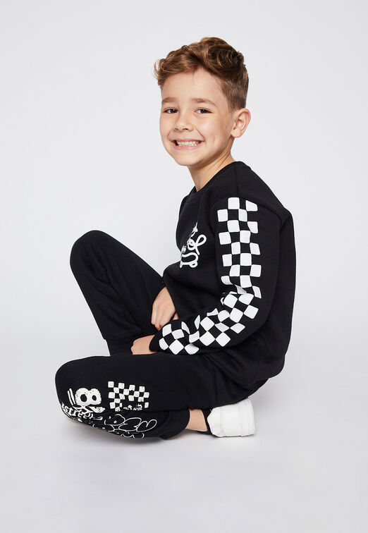 Pantalon De Buzo Racer Negro Family Shop