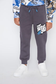 Pantalon De Buzo Nino Gris Jogger Family Shop