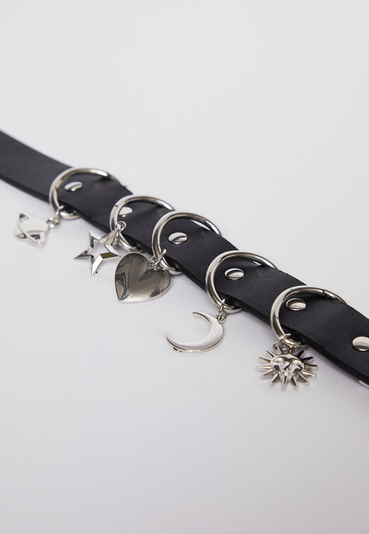 Cinturon Mujer Aros Negro Family Shop