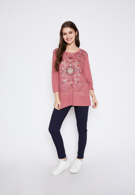 Polera Mujer Coral Boho Family Shop