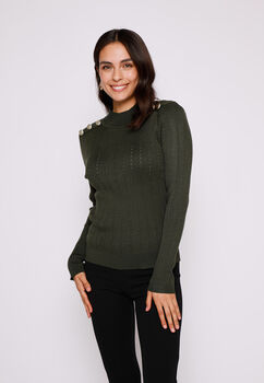 Sweater Mujer Verde Marinero Family Shop