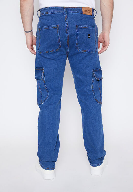 Jeans Hombre Azul  Cargo Family Shop