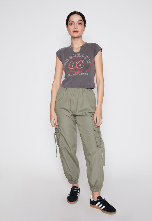 Polera Mujer Gris California Family Shop