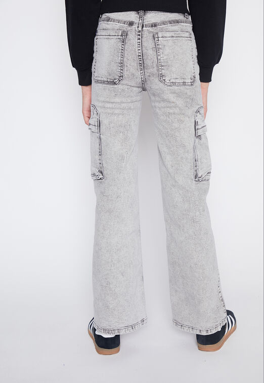 Jeans Lola Gris Wide Leg Lavado Family Shop