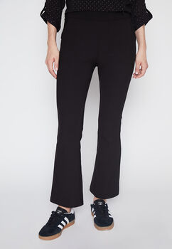 Calza Mujer Negro Boot Cut Family Shop