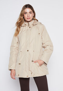 Parka Mujer Beige Piel Go Family Shop