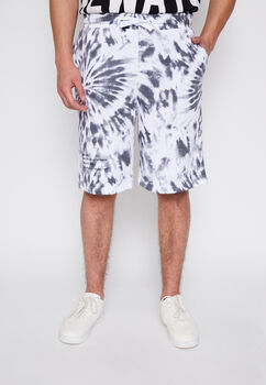 Bermuda Franela Tie Dye Blanco Family Shop