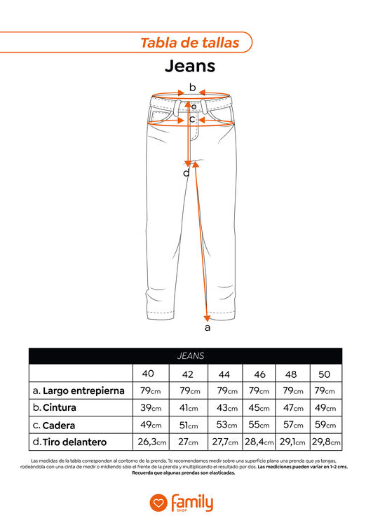 Jeans Skinny Basico Negro Family Shop