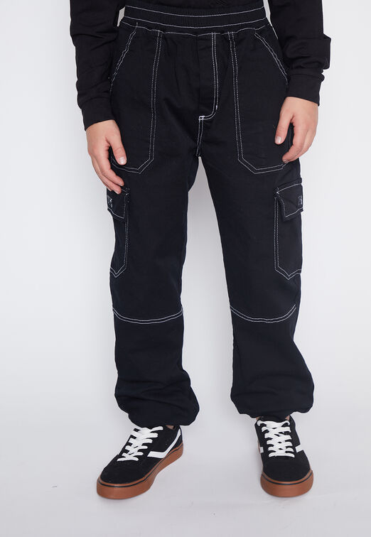 Jeans Lolo Negro Jogger Cargo Family Shop