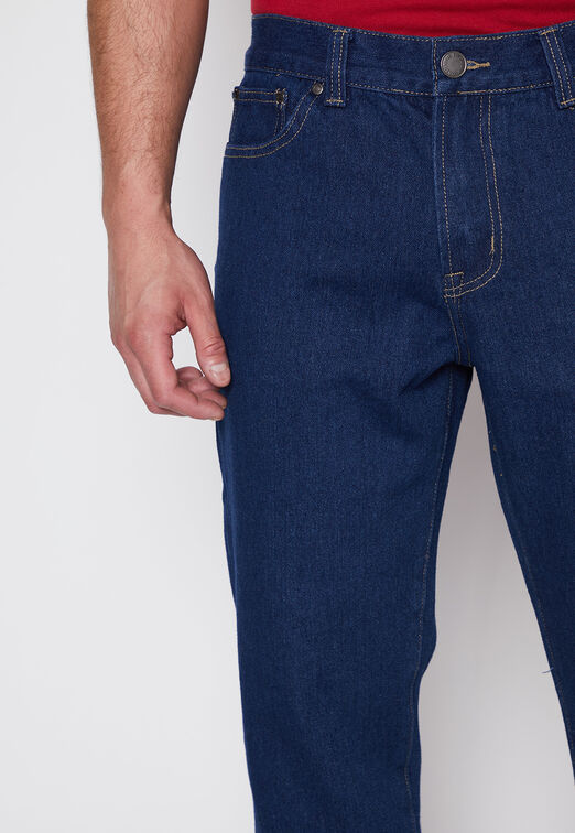 Jeans Hombre Azul Regular Basico Family Shop