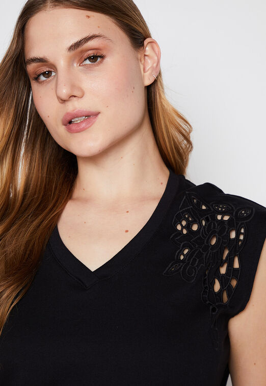 Polera Mujer Negro Broadway Family Shop