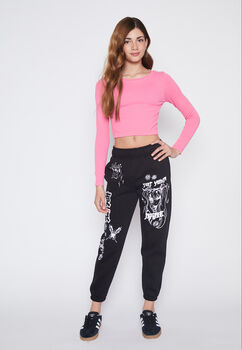 Pantalon De Buzo Lola Negro Anime Family Shop