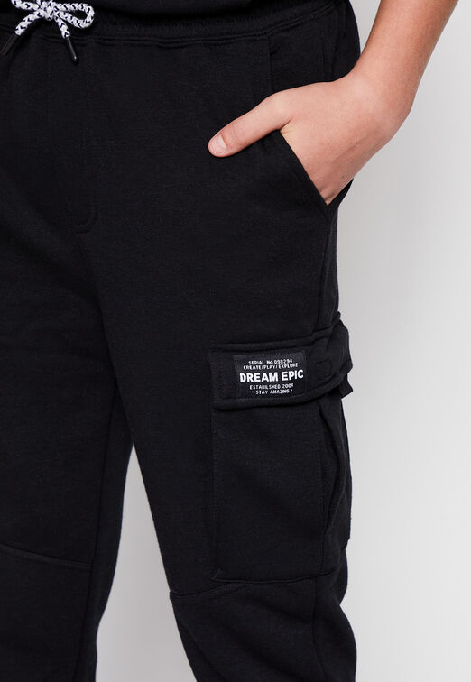Pantalon De Buzo Cargo Dream Negro Family Shop