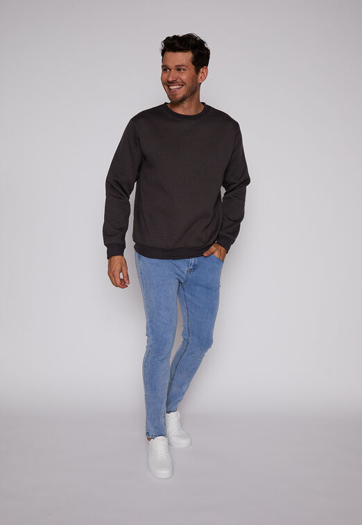 Poleron Cuello Redondo Acero Family Shop