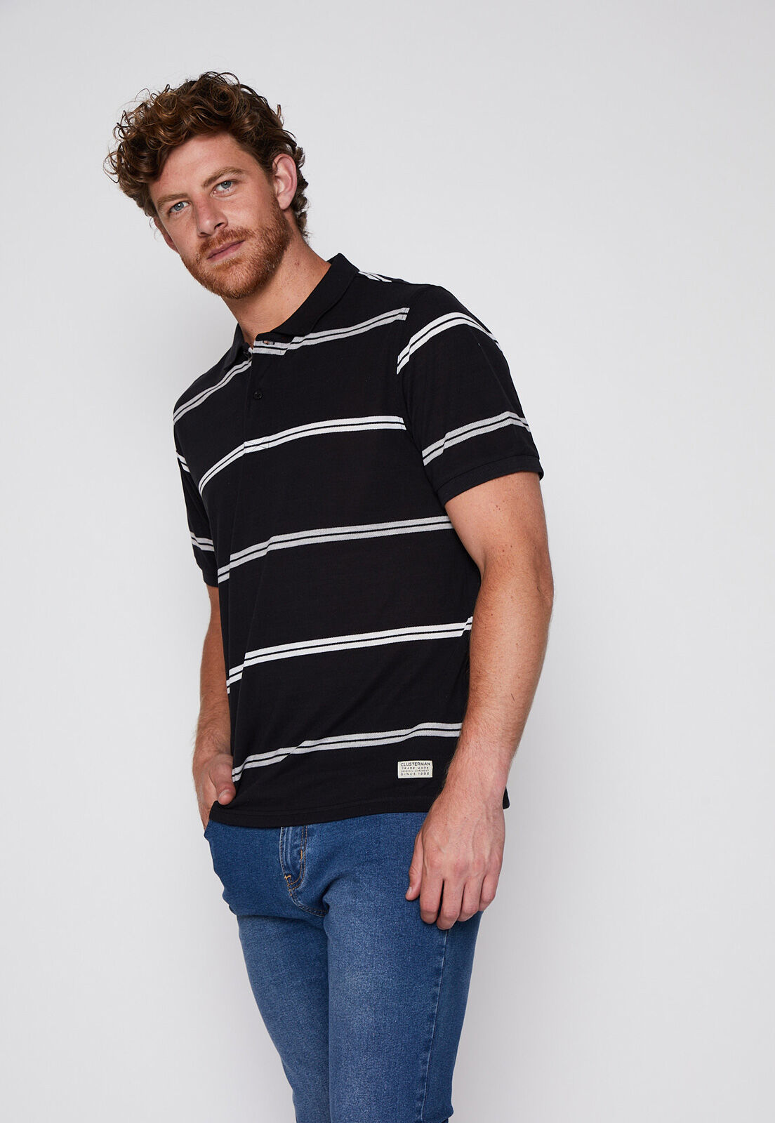 Polera negra basica new arrivals hombre